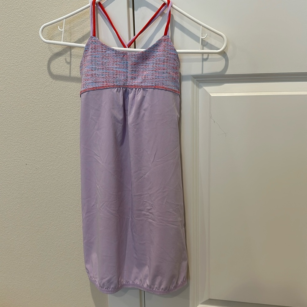 Ivivva girl purple tank dress size 8